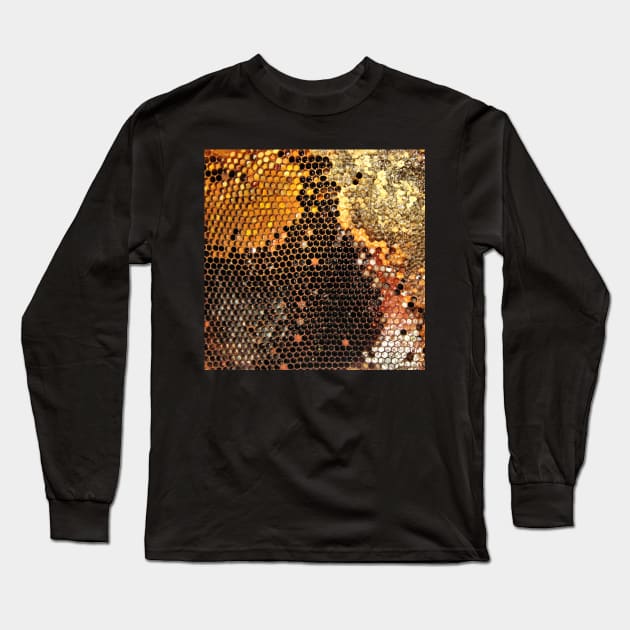 Honeycomb with pollen Long Sleeve T-Shirt by WesternExposure